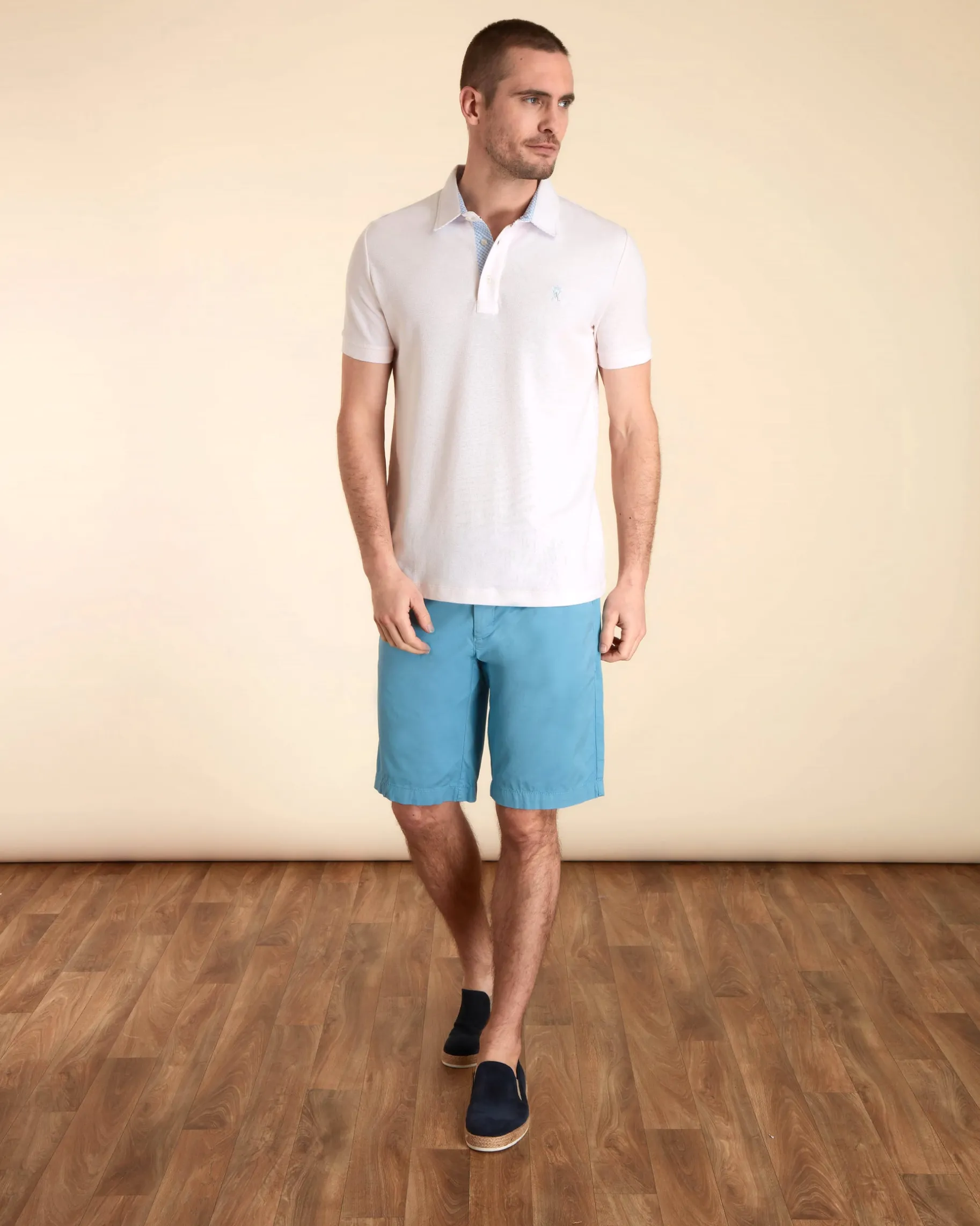 Homme Vicomte A Polos^Polo à Détails Carreaux