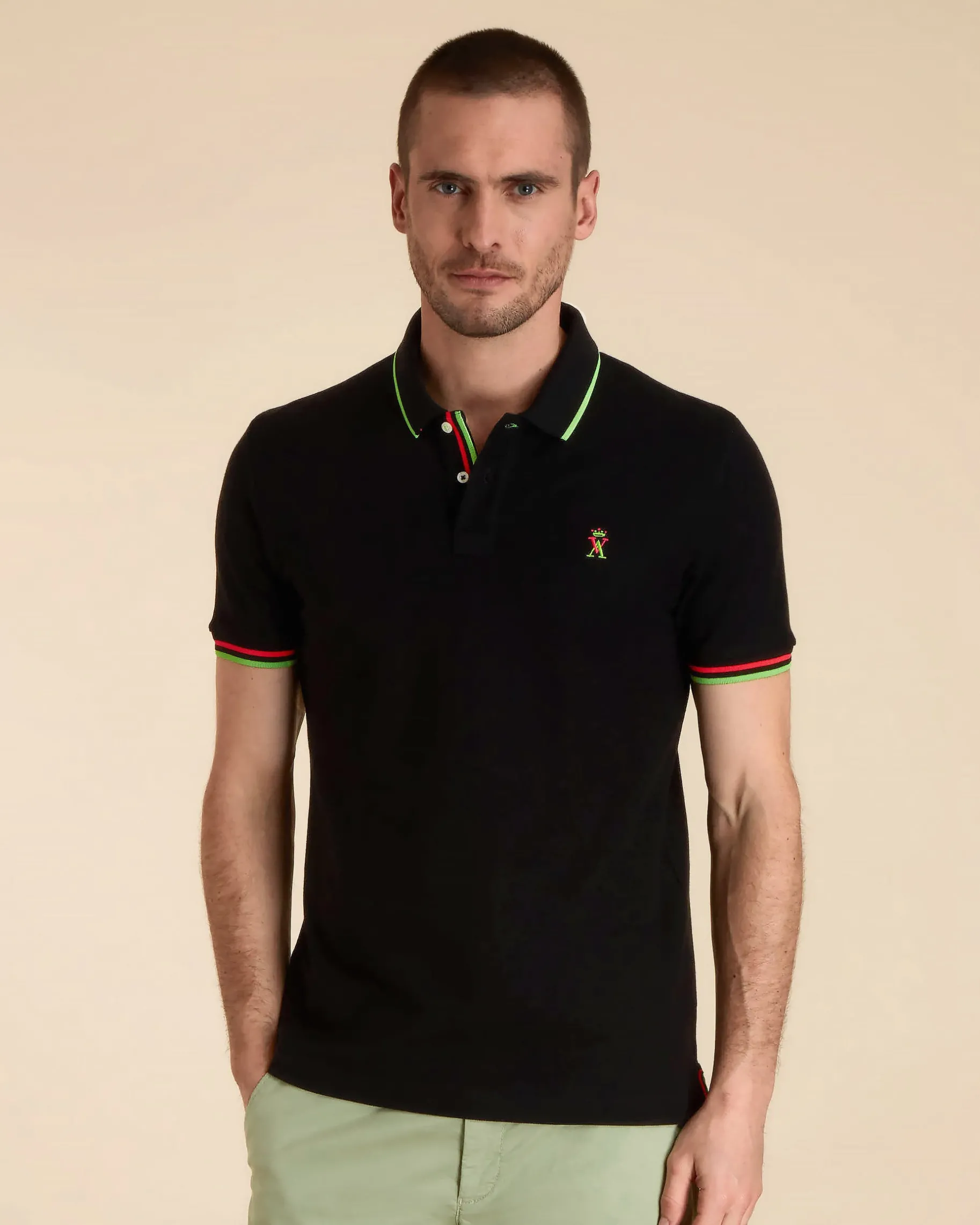 Homme Vicomte A Polos^Polo à Détails Fluo