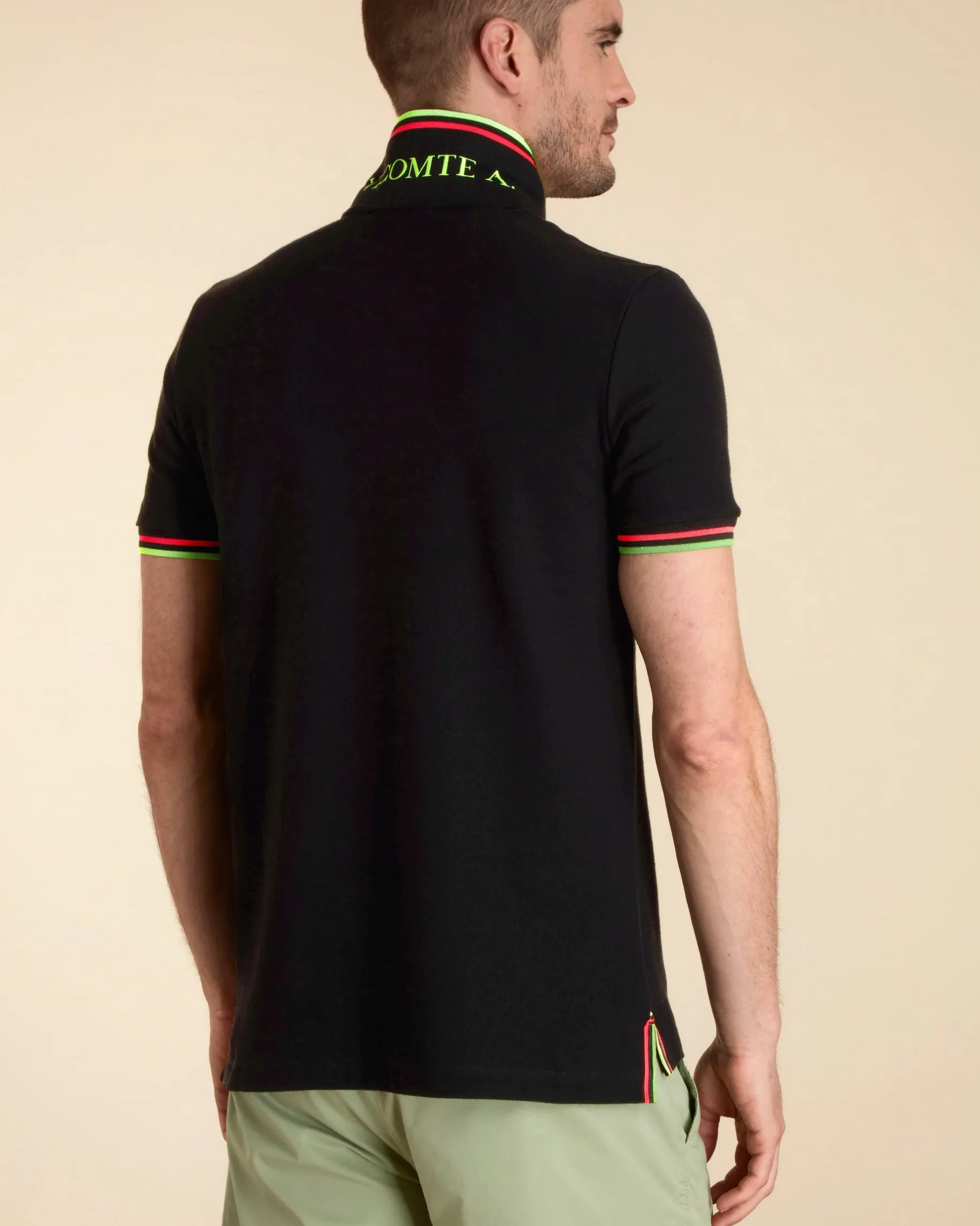 Homme Vicomte A Polos^Polo à Détails Fluo