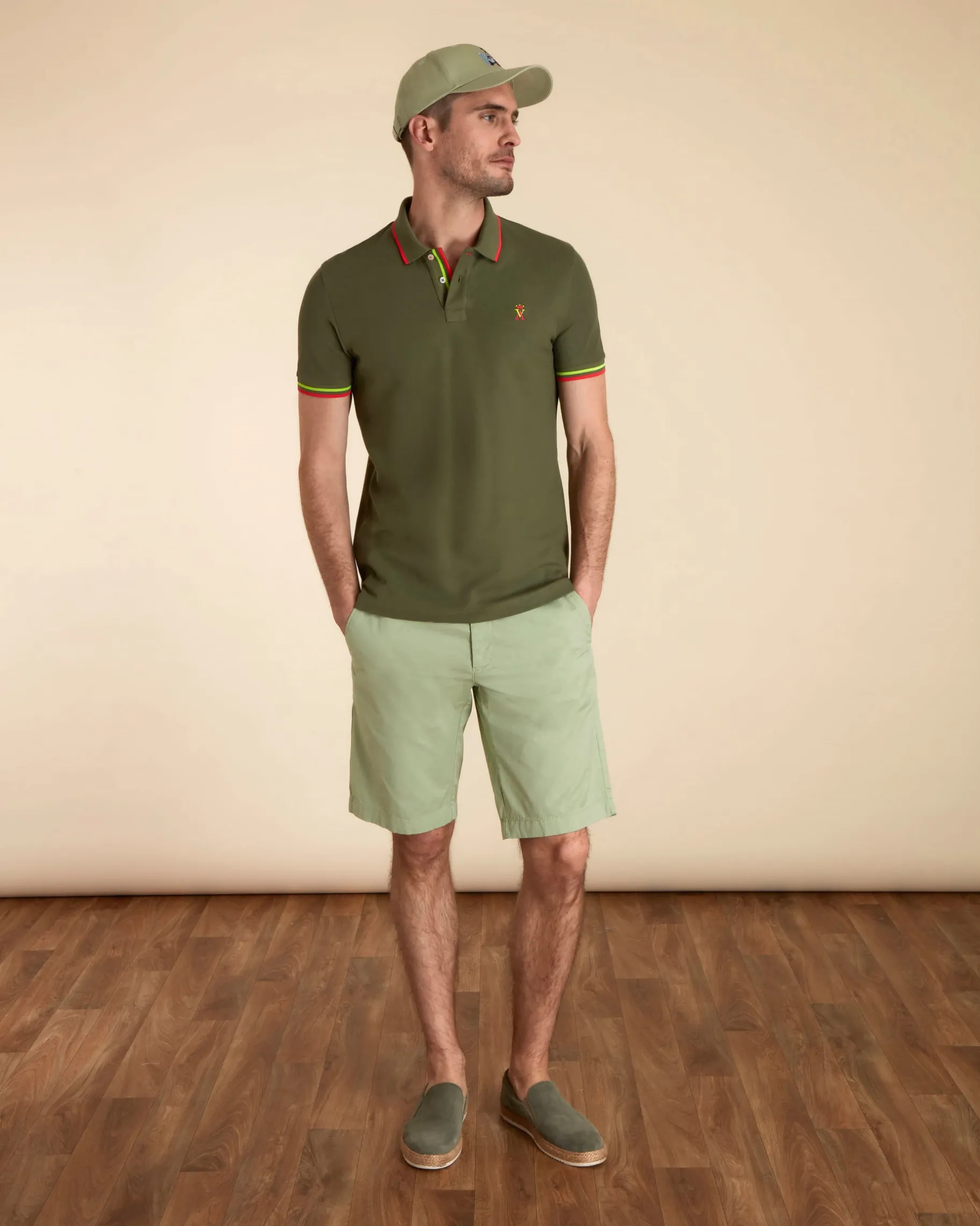 Homme Vicomte A Polos^Polo à Détails Fluo