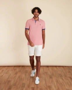 Homme Vicomte A Polos^Polo à Détails Imprimé