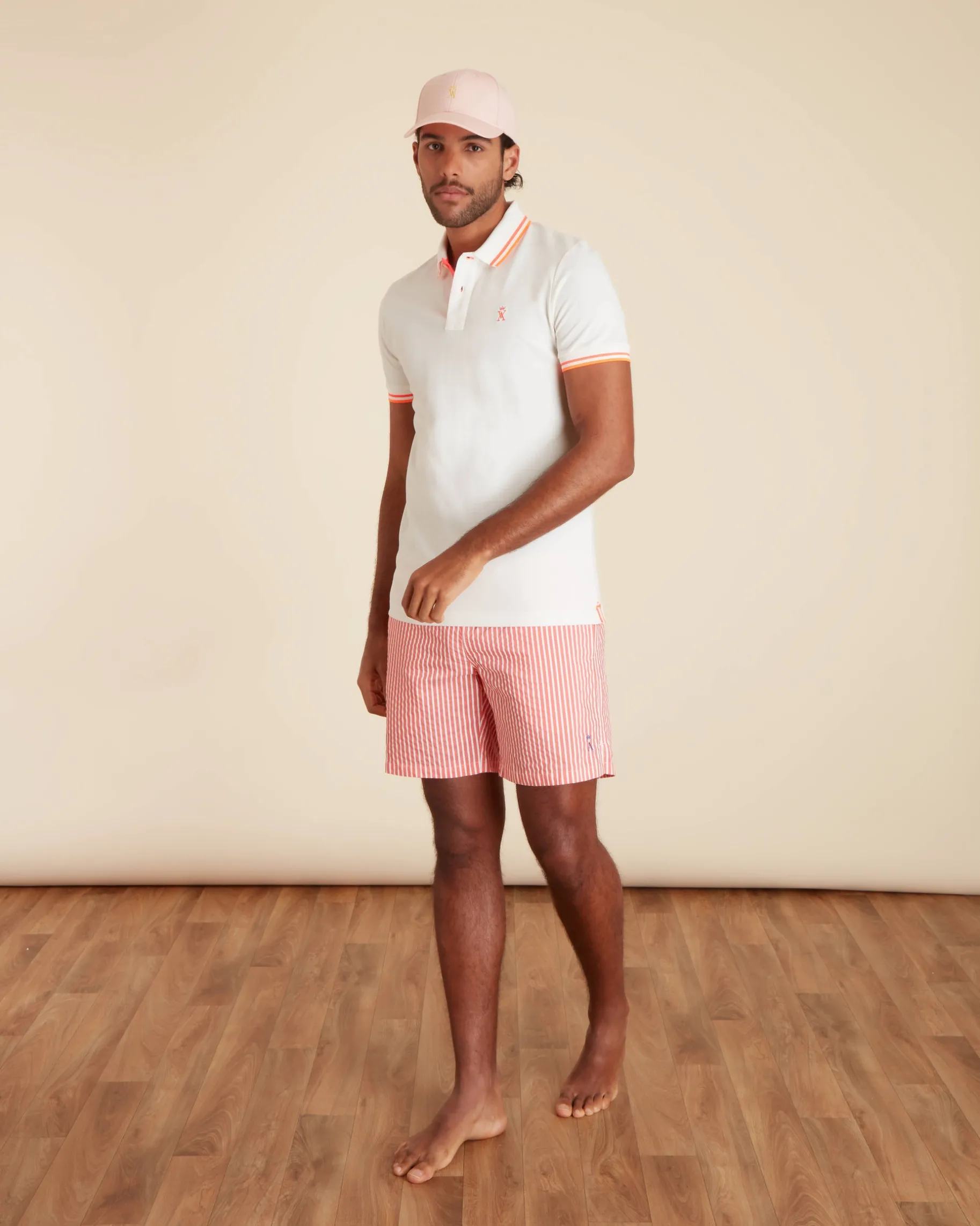 Homme Vicomte A Polos^Polo Ajusté Manches Courtes