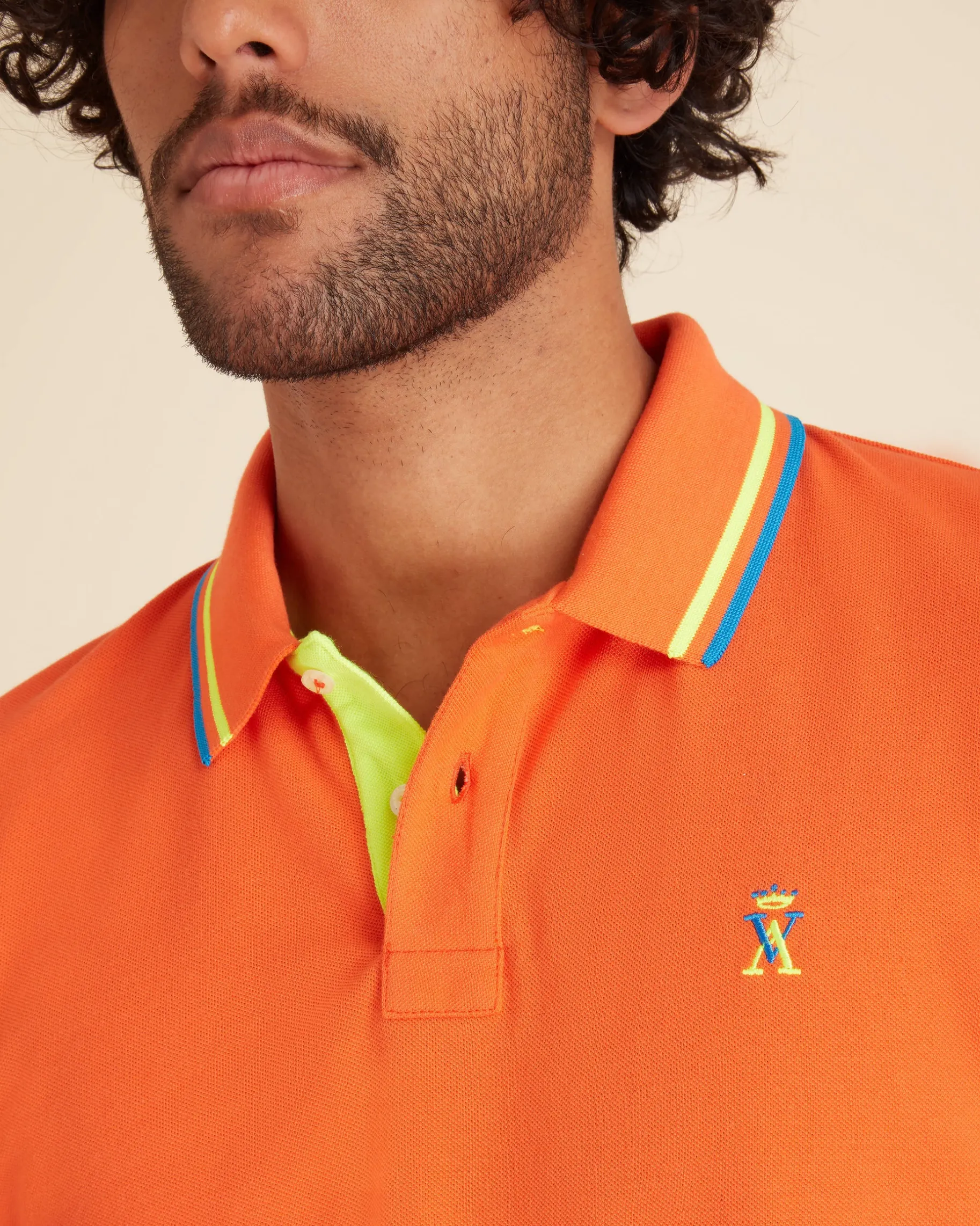 Homme Vicomte A Polos^Polo Ajusté Manches Courtes