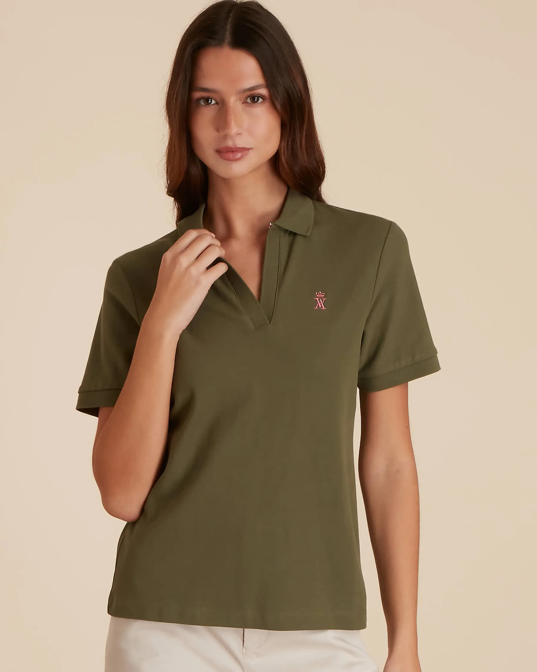 Femme Vicomte A Polos & T-Shirts^Polo Col V