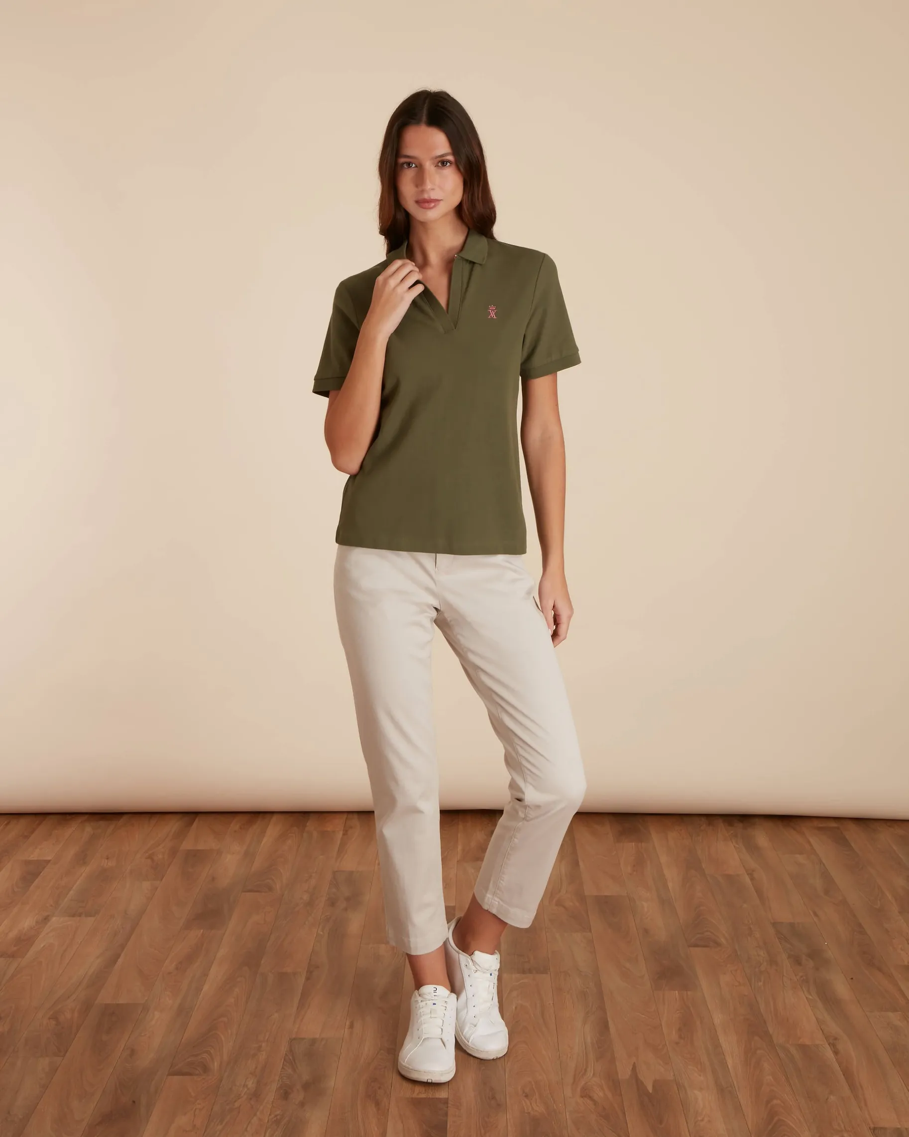 Femme Vicomte A Polos & T-Shirts^Polo Col V