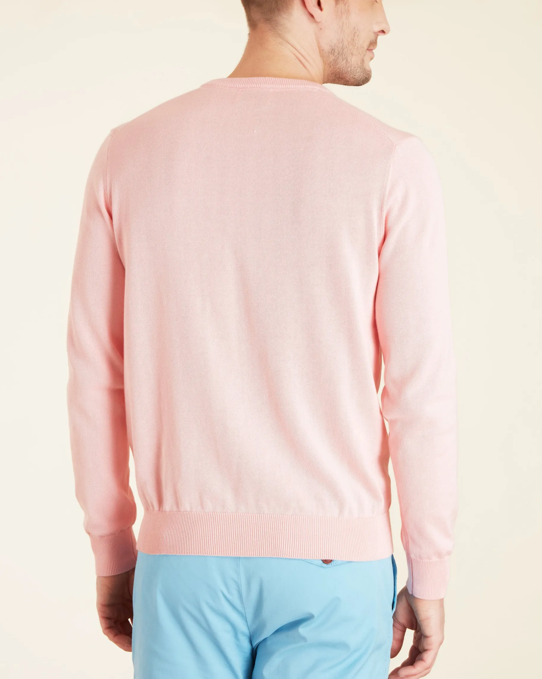 Homme Vicomte A Pulls^Pull Col Rond Uni