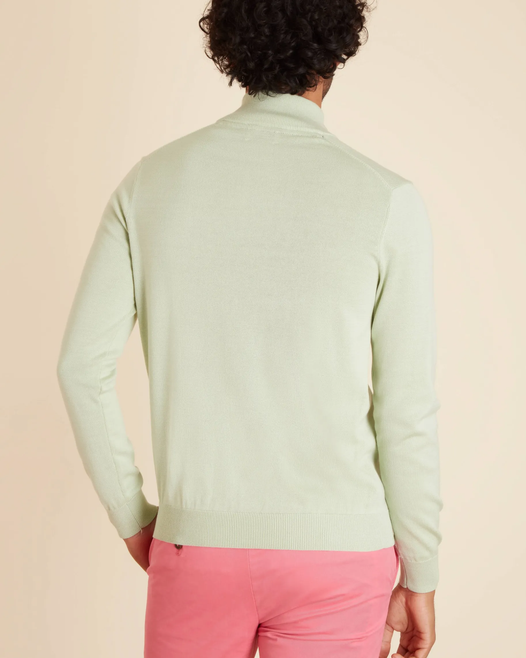 Homme Vicomte A Pulls^Pull Demi Zippé