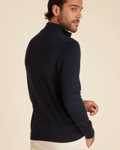 Homme Vicomte A Pulls^Pull Demi Zippé