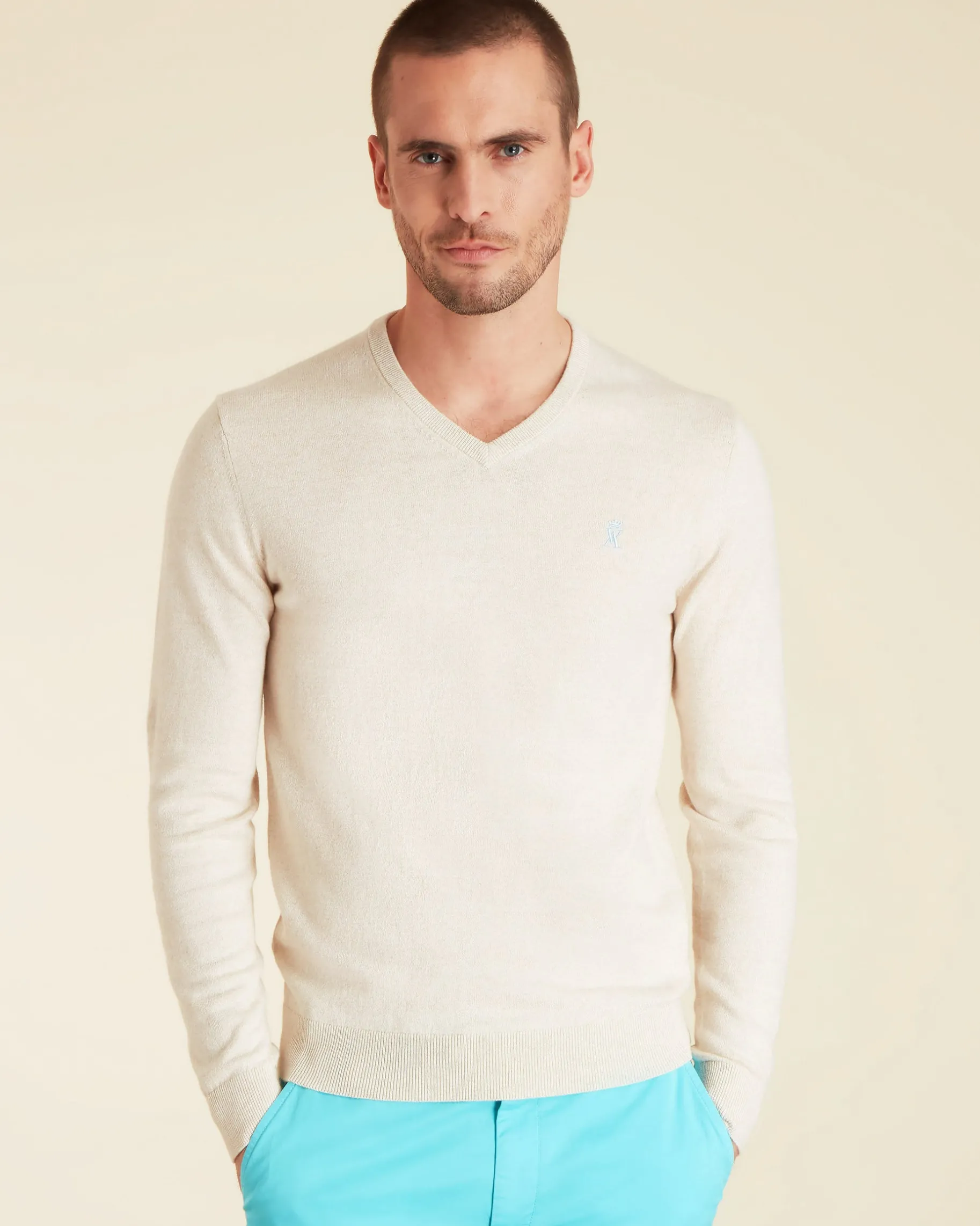 Homme Vicomte A Pulls^Pull Karl col V