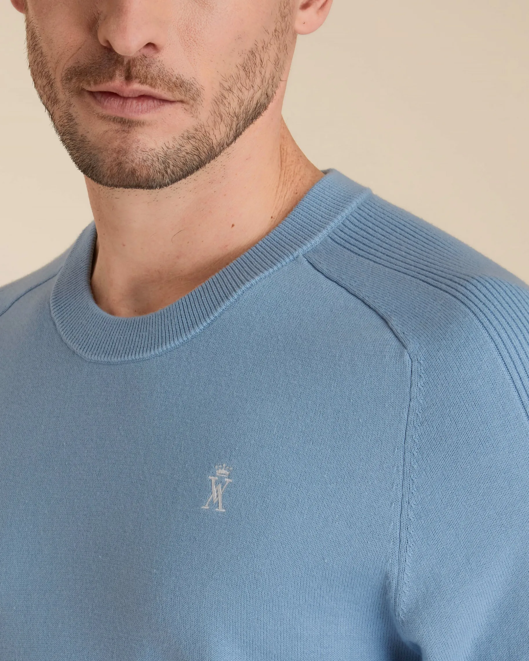 Homme Vicomte A Pulls^Pull Klemo à Col Rond