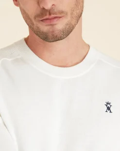 Homme Vicomte A Pulls^Pull Klemo à Col Rond