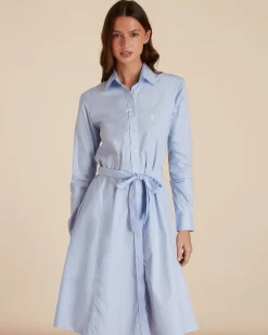 Femme Vicomte A Robes & Pantalons^Robe à rayures avec lien