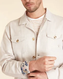 Homme Vicomte A Manteaux & Vestes^Surchemise Regular à Détails Imprimé