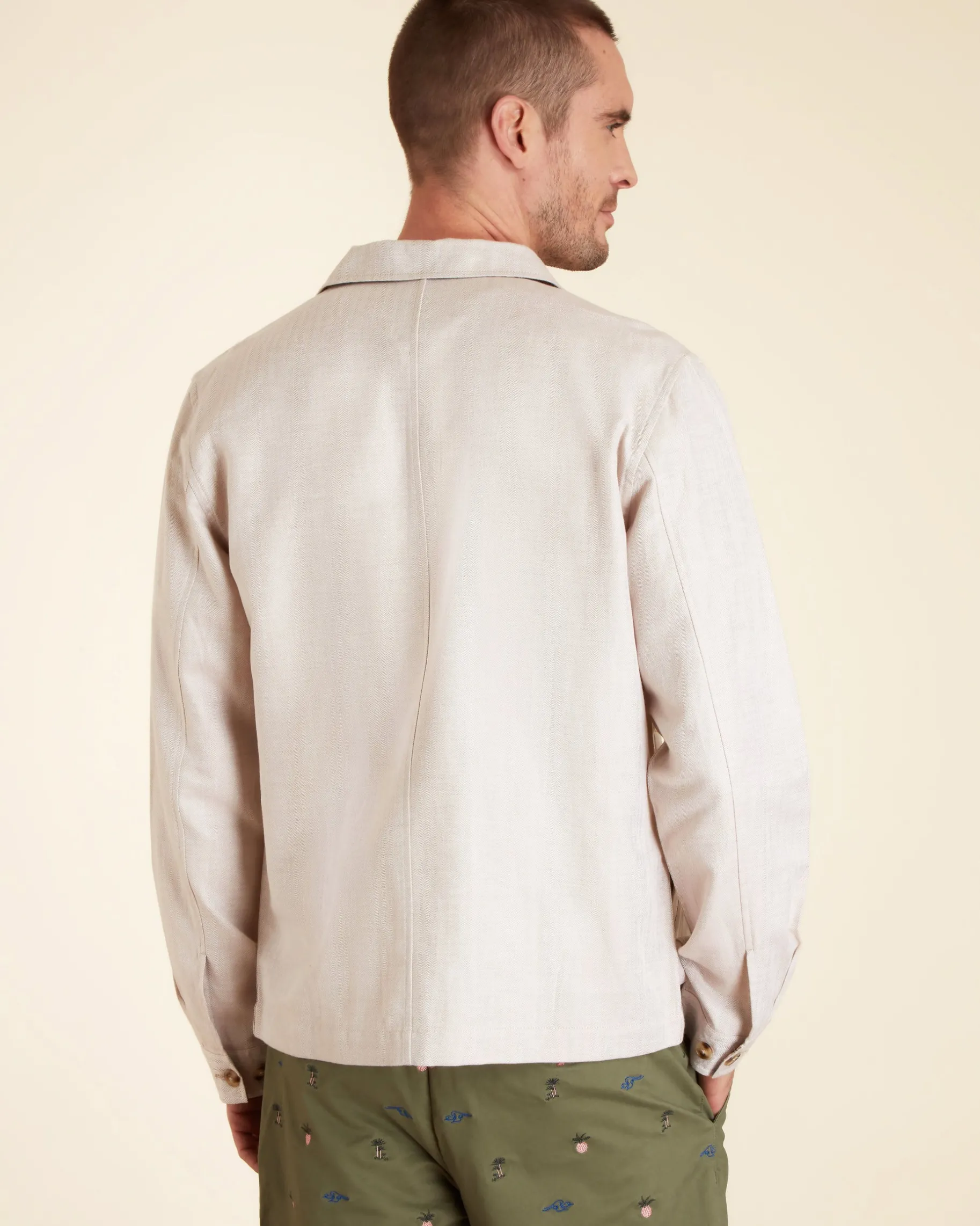 Homme Vicomte A Manteaux & Vestes^Surchemise Regular à Détails Imprimé