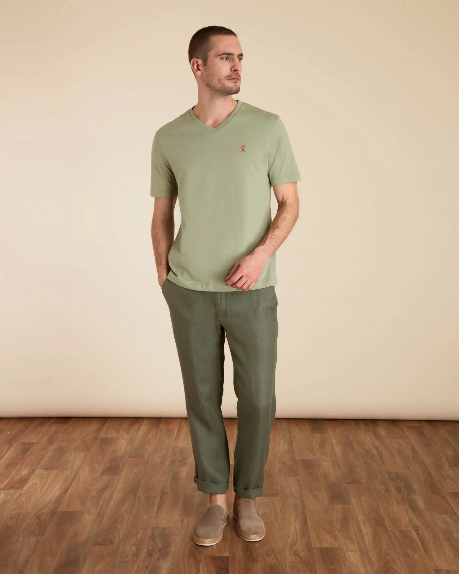 Homme Vicomte A T-Shirts^T-shirt à Col V