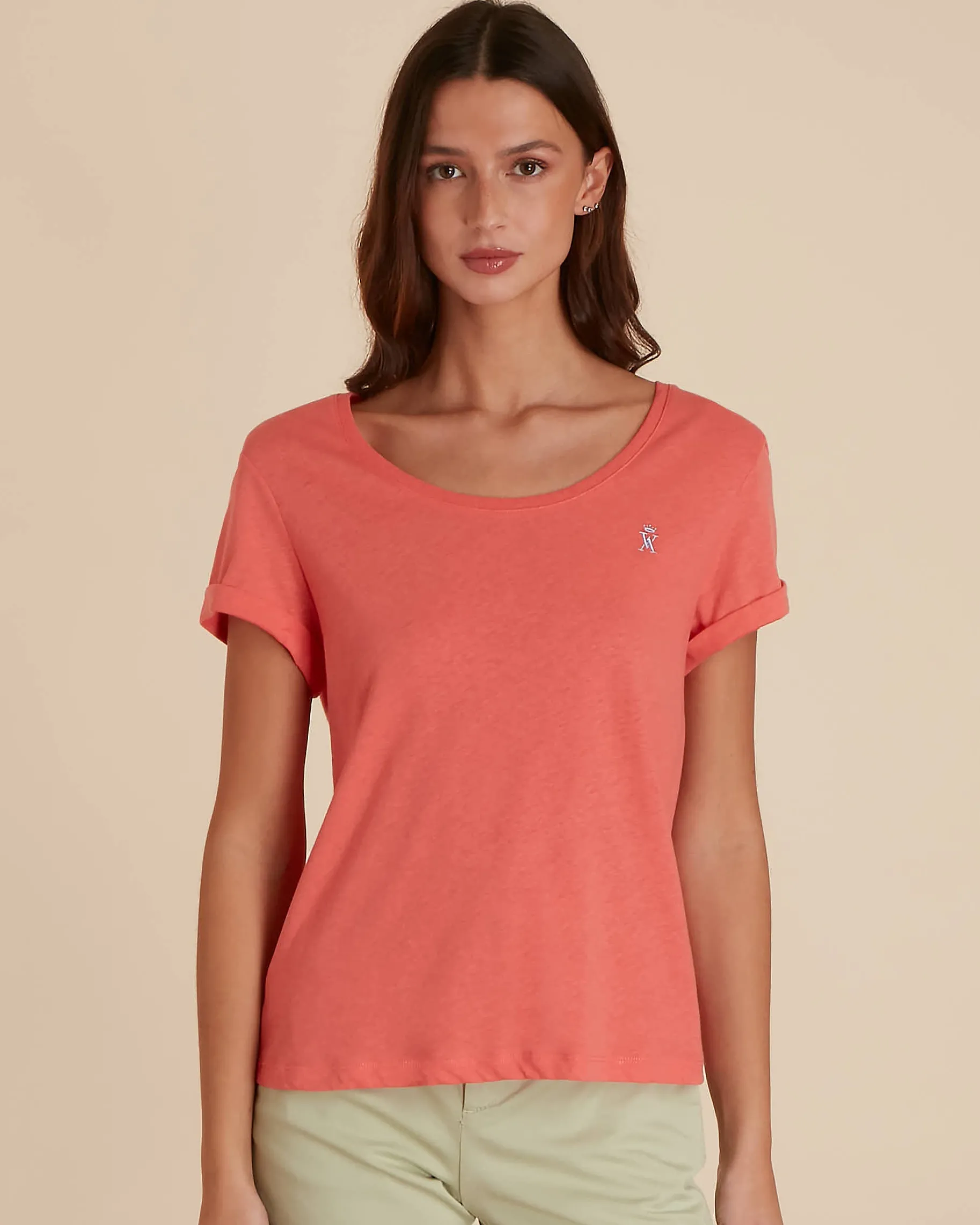 Femme Vicomte A Polos & T-Shirts^T-shirt Col Rond
