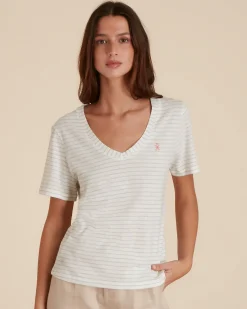 Femme Vicomte A Polos & T-Shirts^T-shirt Col V