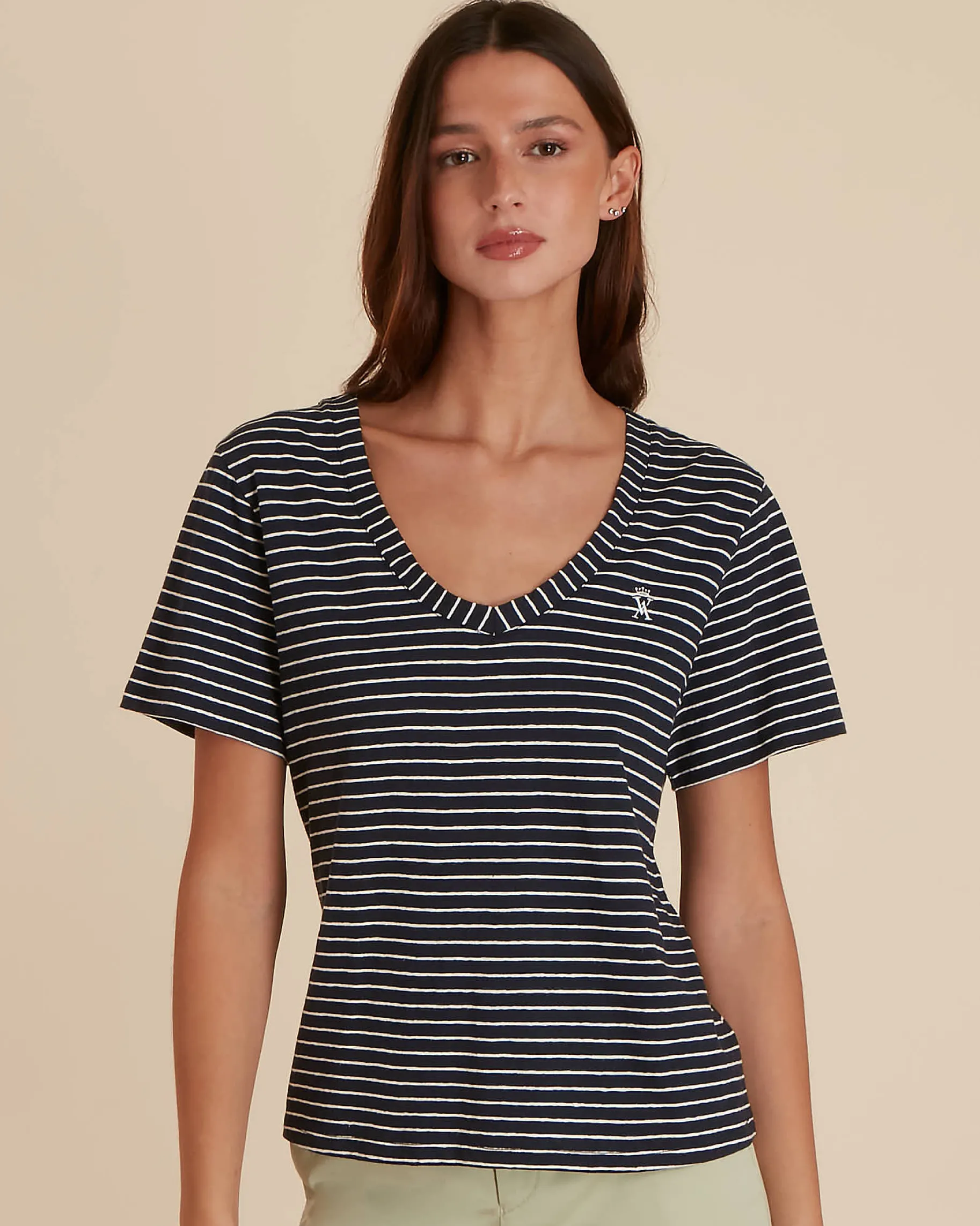 Femme Vicomte A Polos & T-Shirts^T-shirt Col V